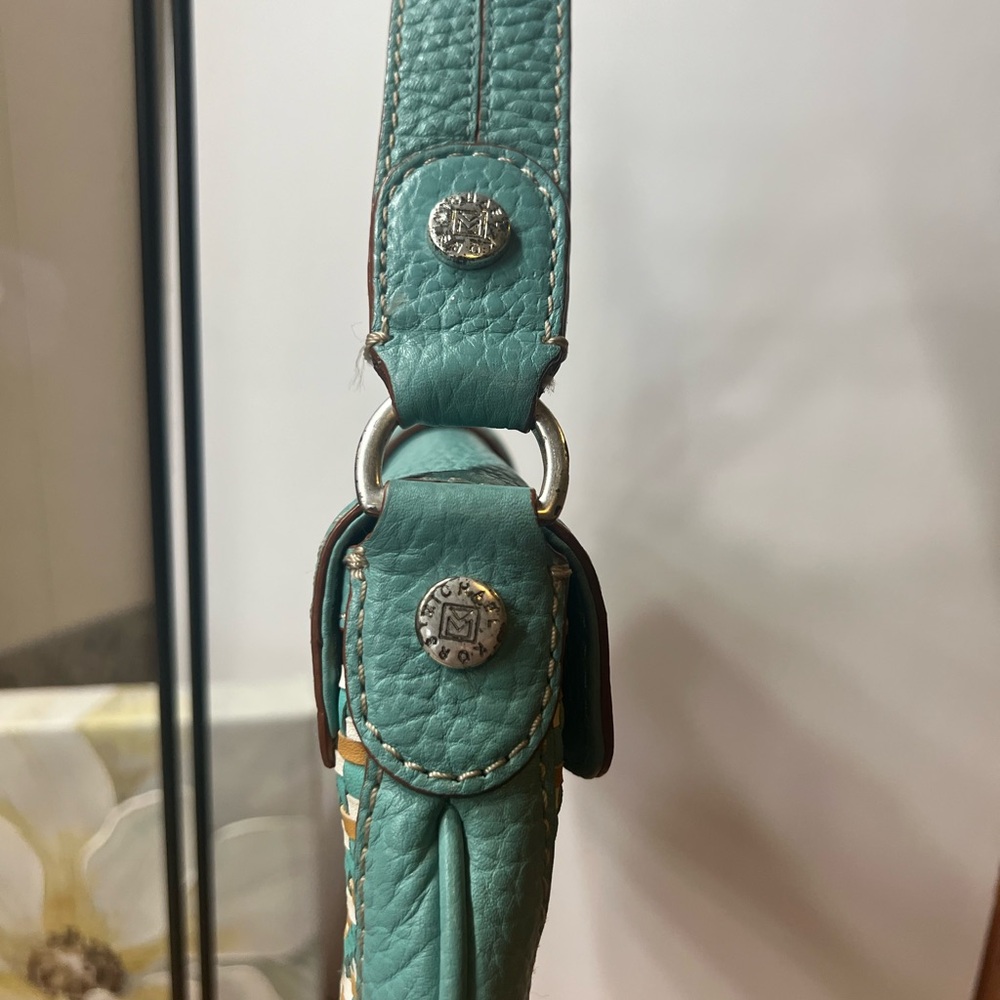 Michael kors  teal/turquoise shoulder bag - Picture 7 of 15